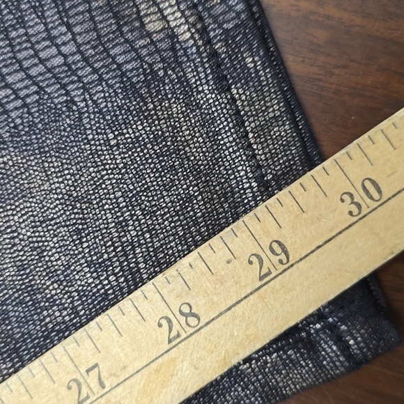 CHIC DENIM Metallic Brown Jeans Women's 18 Short Skylar High Rise Skinny - Picture 5 of 8